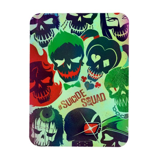 Suicide Squad | Gruppentoss Magnet (Vertikal)