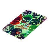 Suicide Squad | Gruppentoss Magnet (Linke Seite)