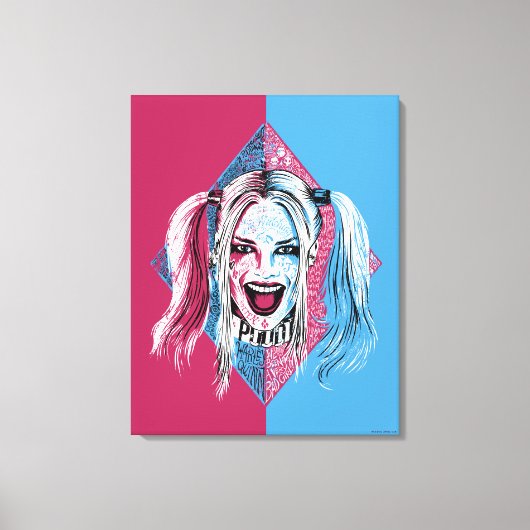 Suicide Squad | Harley Laugh Leinwanddruck (Vorderseite)