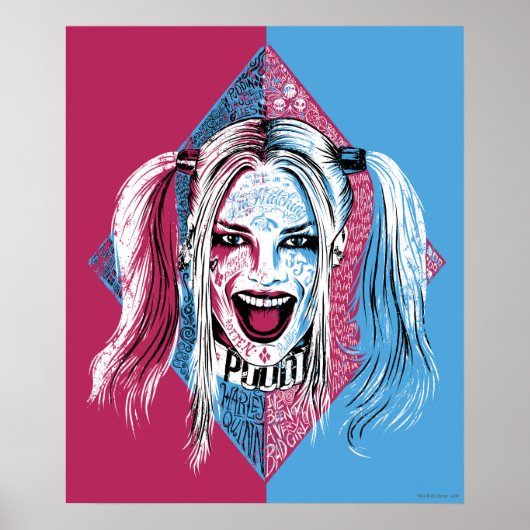 Suicide Squad | Harley Laugh Poster (Vorne)