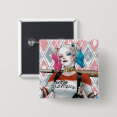 Suicide Squad | Harley Quinn Button (Vorne & Hinten)