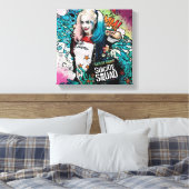 Suicide Squad | Harley Quinn Character Graffiti Leinwanddruck (Insitu (Schlafzimmer))