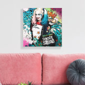 Suicide Squad | Harley Quinn Character Graffiti Leinwanddruck (Insitu (Wohnzimmer))
