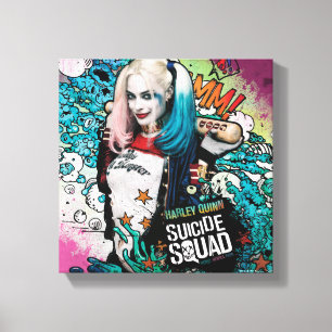 Suicide Squad Harley Quinn Character Graffiti Leinwanddruck