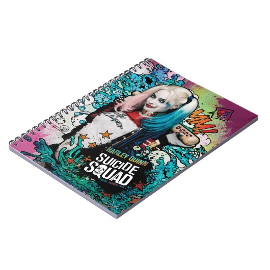 Suicide Squad | Harley Quinn Character Graffiti Notizblock (Linke Seite)
