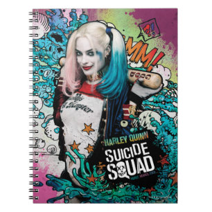 Suicide Squad   Harley Quinn Character Graffiti Notizblock