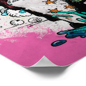 Suicide Squad | Harley Quinn Character Graffiti Poster (Ecke)