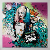 Suicide Squad | Harley Quinn Character Graffiti Poster (Vorne)
