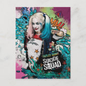 Suicide Squad | Harley Quinn Character Graffiti Postkarte (Vorderseite)