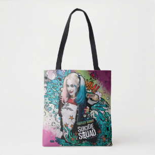 Suicide Squad Harley Quinn Character Graffiti Tasche