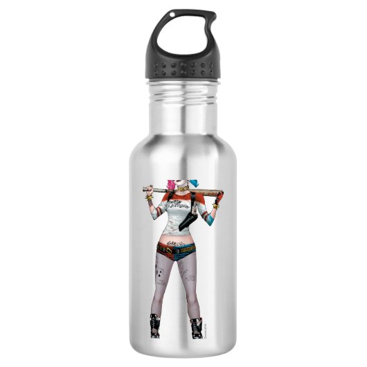 Suicide Squad | Harley Quinn Edelstahlflasche (Vorderseite)