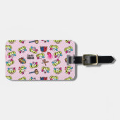 Suicide Squad | Harley Quinn Emoji Pattern Gepäckanhänger (Vorderseite horizontal)
