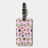 Suicide Squad | Harley Quinn Emoji Pattern Gepäckanhänger (Vorderseite vertikal)