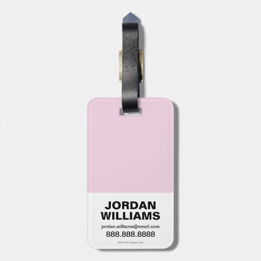 Suicide Squad | Harley Quinn Emoji Pattern Gepäckanhänger (Rückseite vertikal)