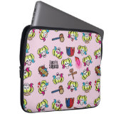 Suicide Squad | Harley Quinn Emoji Pattern Laptopschutzhülle (Vorne Rechts)