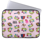 Suicide Squad | Harley Quinn Emoji Pattern Laptopschutzhülle (Vorderseite)