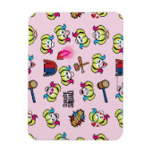 Suicide Squad | Harley Quinn Emoji Pattern Magnet (Vertikal)