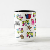 Suicide Squad | Harley Quinn Emoji Pattern Tasse (Zentrum)