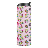 Suicide Squad | Harley Quinn Emoji Pattern Thermosbecher (Nach links gedreht)