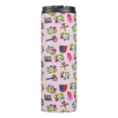 Suicide Squad | Harley Quinn Emoji Pattern Thermosbecher (Rückseite)