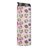Suicide Squad | Harley Quinn Emoji Pattern Thermosbecher (Nach rechts gedreht)