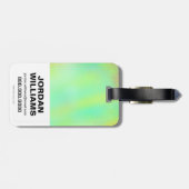 Suicide Squad | Harley Quinn Head Icon Gepäckanhänger (Rückseite horizontal)