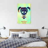 Suicide Squad | Harley Quinn Head Icon Leinwanddruck (Insitu (Schlafzimmer))