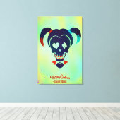 Suicide Squad | Harley Quinn Head Icon Leinwanddruck (Insitu (Holzboden))