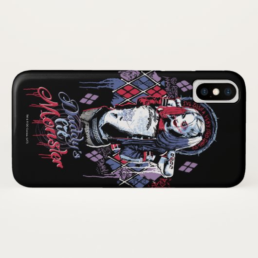 Suicide Squad | Harley Quinn Inked Graffiti Case-Mate iPhone Hülle (Rückseite (Horizontal))