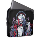 Suicide Squad Harley Quinn Inked Graffiti Laptopschutzhülle (Vorne Rechts)