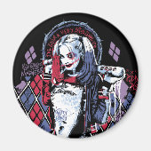 Suicide Squad | Harley Quinn Inked Graffiti Magnet (Vorne)