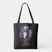 Suicide Squad Harley Quinn Inked Graffiti Tasche (Rückseite)