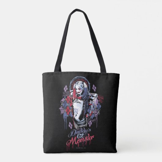Suicide Squad Harley Quinn Inked Graffiti Tasche (Rückseite)