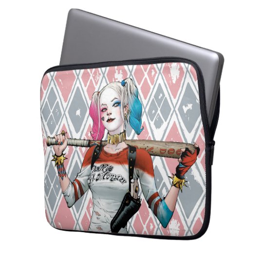 Suicide Squad | Harley Quinn Laptopschutzhülle (Vorderseite Links)