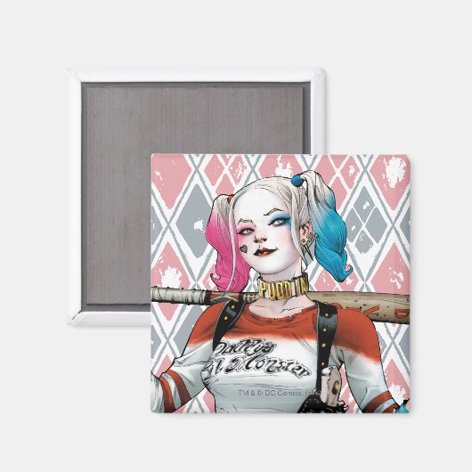 Suicide Squad | Harley Quinn Magnet (Vorderseite/Rückseite)