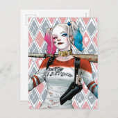 Suicide Squad | Harley Quinn Postkarte (Vorne/Hinten)