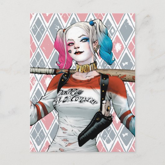 Suicide Squad | Harley Quinn Postkarte (Vorderseite)