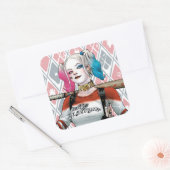 Suicide Squad | Harley Quinn Quadratischer Aufkleber (Umschlag)