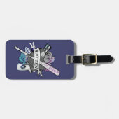 Suicide Squad | Harley Quinn "Rotten" Tattoo Art Gepäckanhänger (Vorderseite horizontal)