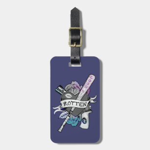 Suicide Squad   Harley Quinn "Rotten" Tattoo Art Gepäckanhänger