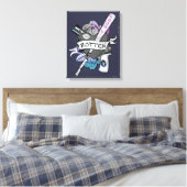 Suicide Squad | Harley Quinn "Rotten" Tattoo Art Leinwanddruck (Insitu (Schlafzimmer))