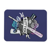 Suicide Squad | Harley Quinn "Rotten" Tattoo Art Magnet (Horizontal)