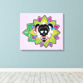 Suicide Squad | Harley Quinn Skull Tattoo Art Leinwanddruck (Insitu (Holzboden))