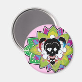 Suicide Squad | Harley Quinn Skull Tattoo Art Magnet (Vorderseite/Rückseite)