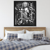 Suicide Squad | Harley Quinn Typografy Foto Leinwanddruck (Insitu (Schlafzimmer))