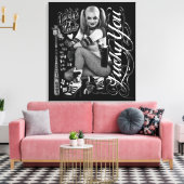 Suicide Squad | Harley Quinn Typografy Foto Leinwanddruck (Insitu (Wohnzimmer))
