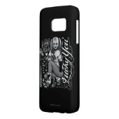 Suicide Squad Harley | Quinn Typography Foto Case-Mate Samsung Galaxy Hülle (Rückseite Links)