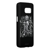 Suicide Squad Harley | Quinn Typography Foto Case-Mate Samsung Galaxy Hülle (Rückseite/rechts)
