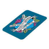 Suicide Squad | Harley Quinns Tattoo Parlor Herz Magnet (Linke Seite)