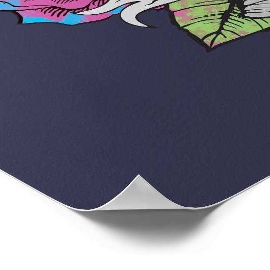 Suicide Squad | Harley Quinns Tattoo Parlor Herz Poster (Ecke)